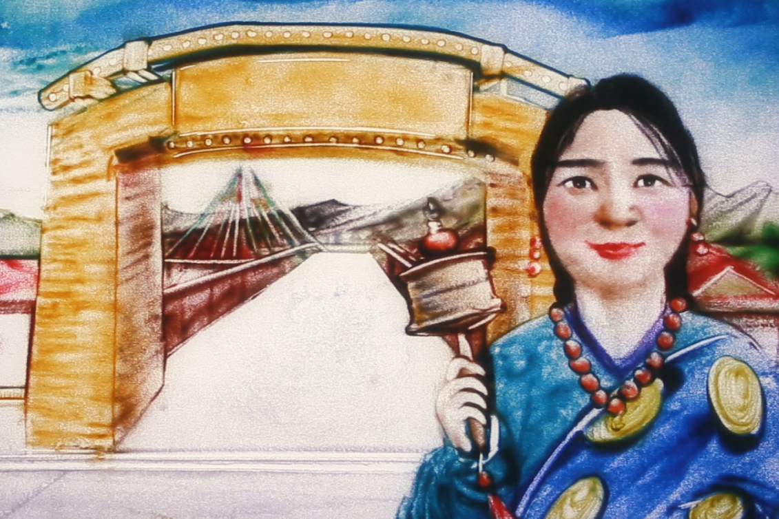 沙畫|奮力追夢(mèng)！2020決戰(zhàn)脫貧攻堅(jiān)“甘肅卷”