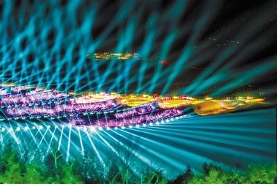 蘭山每晚都有炫酷燈光秀 你想看嗎？