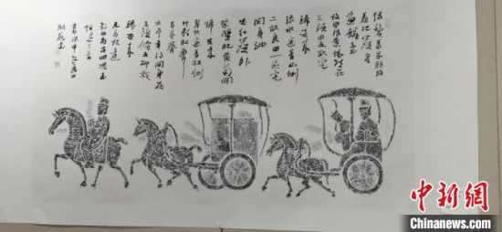 圖為傳拓作品?！〈蘖?攝