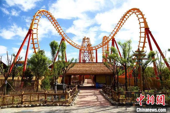 圖為嘉峪關(guān)方特歡樂世界。(資料圖) 趙海宏 攝