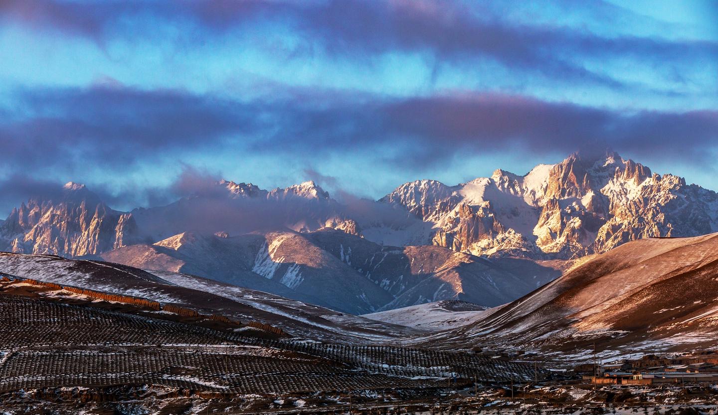 【輪播】武威天祝:祁連山烏鞘嶺段雪后初霽 靜美如畫(huà)_fororder_7