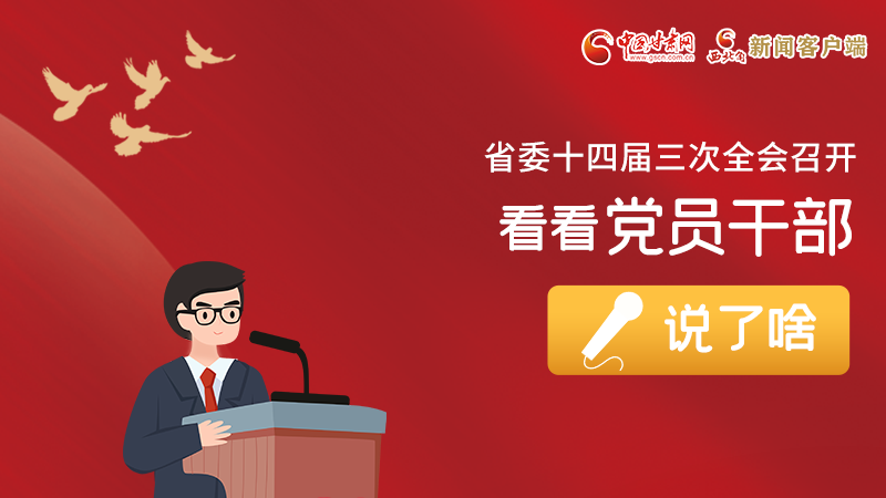 圖解|事關甘肅省委十四屆三次全會，黨員干部這么說！